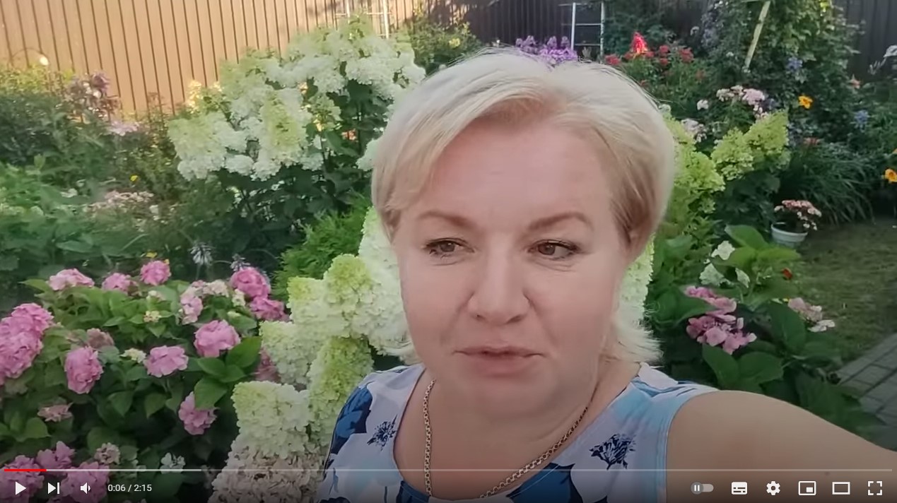 эксперт садовод Наталья видео о гортензиях, цветы и растения
